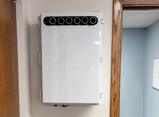 HydraFog™ DRH unit mounted on a wall